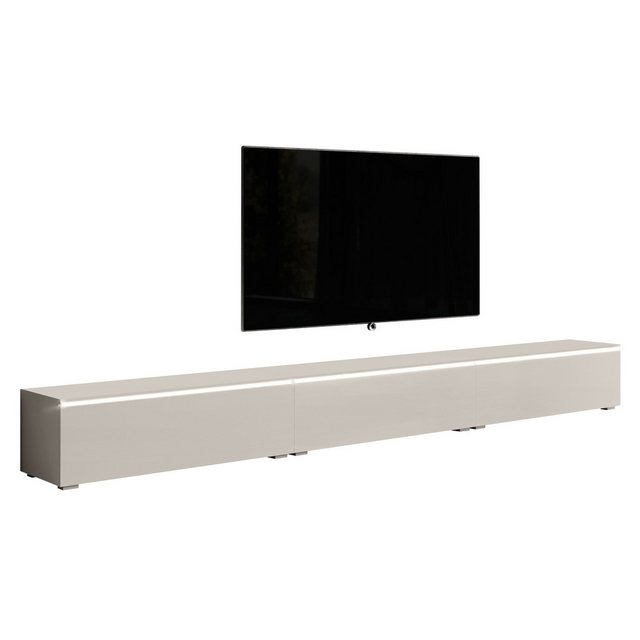 Furnix TV-Schrank TAVERNO TV-Kommode 300 cm 3x100cm Lowboard mit/ohne LED B günstig online kaufen