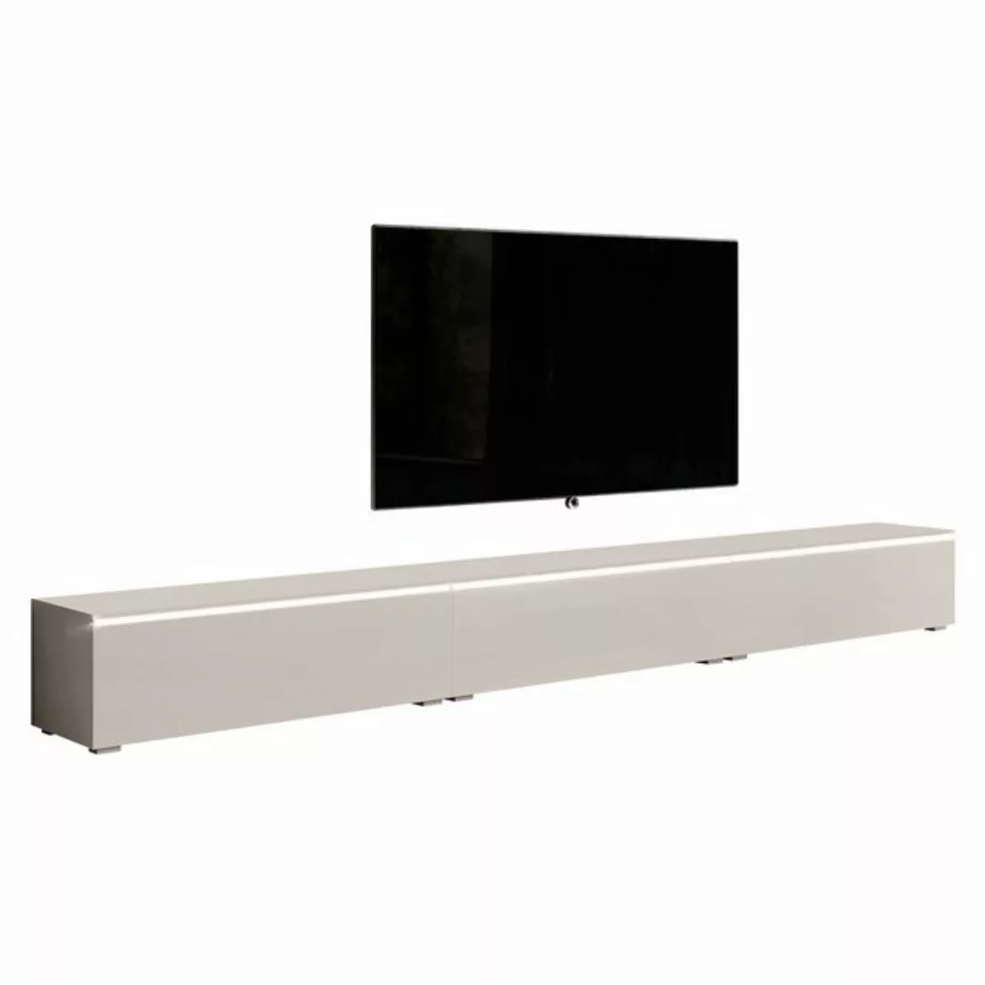 Furnix TV-Schrank TAVERNO TV-Kommode 300 cm 3x100cm Lowboard mit/ohne LED B günstig online kaufen