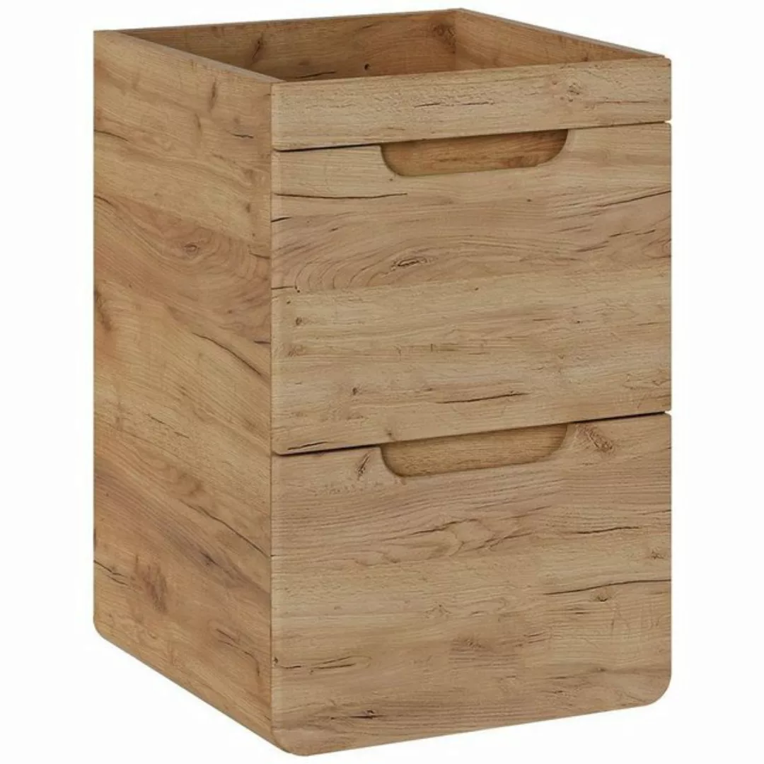 Lomadox Waschbeckenschrank LUTON-56-CRAFT Wotan Eiche Nb. Nb. ohne Becken 4 günstig online kaufen