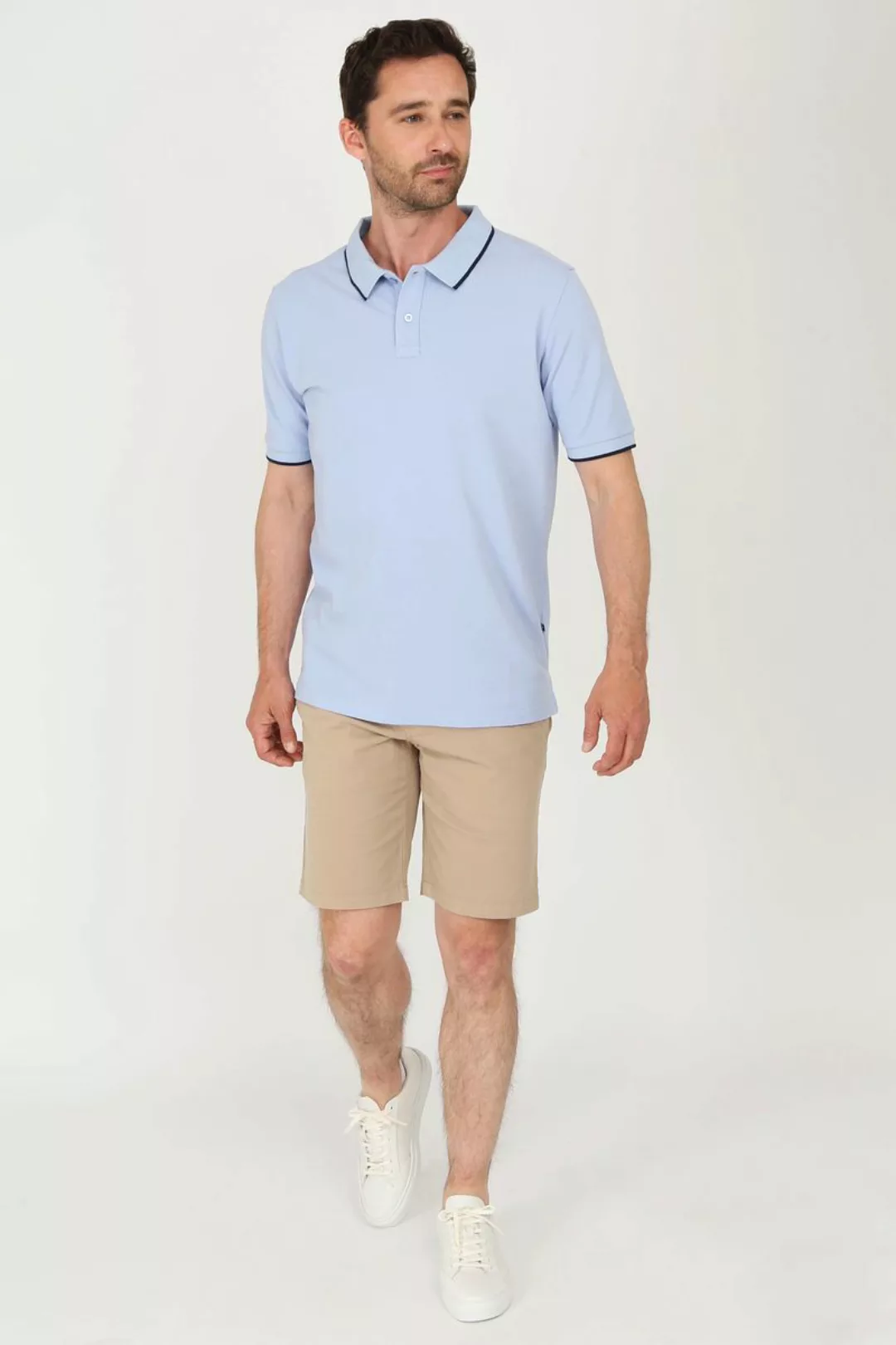 Suitable Respect Poloshirt Tip Ferry Hellblau - Größe XXL günstig online kaufen