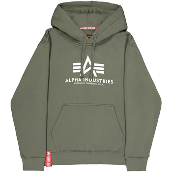 Alpha Industries  Sweatshirt Basic Hoodie BL - dark olive günstig online kaufen