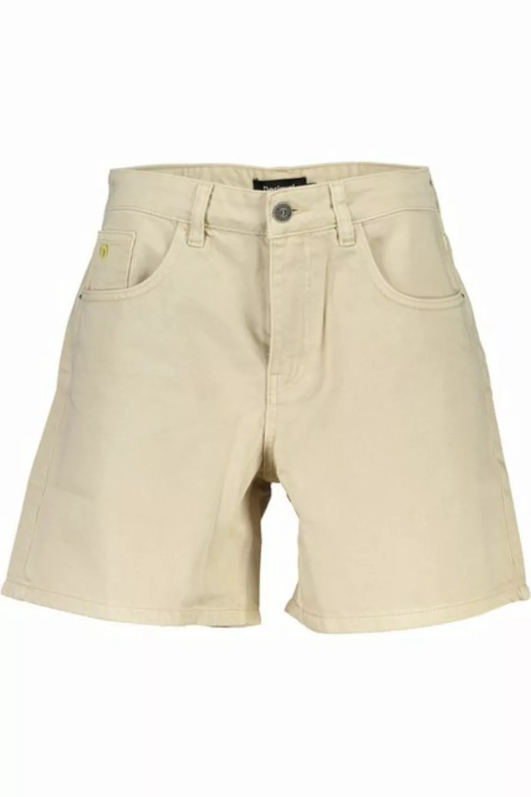 Desigual 2-in-1-Shorts Damen-Jeans-Shorts Beige: Kurze Hose mit 5 Taschen u günstig online kaufen