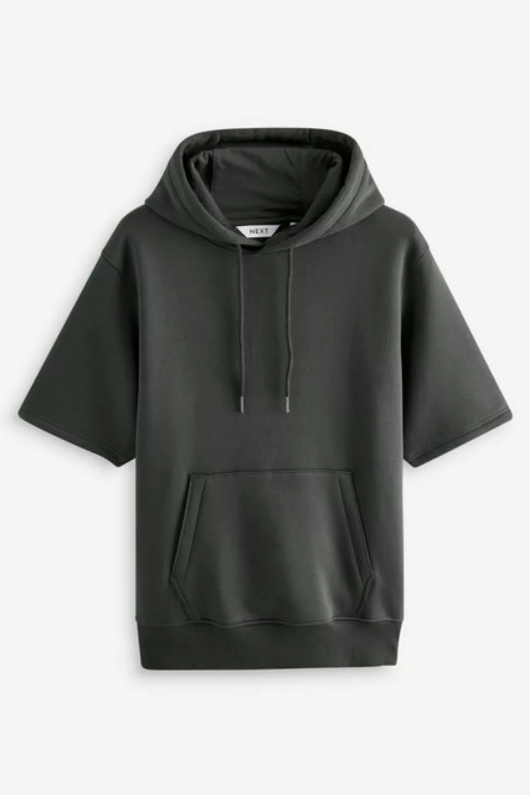 Next Kapuzensweatshirt Kurzarm-Hoodie aus schwerem Jersey mit Baumwolle (1- günstig online kaufen