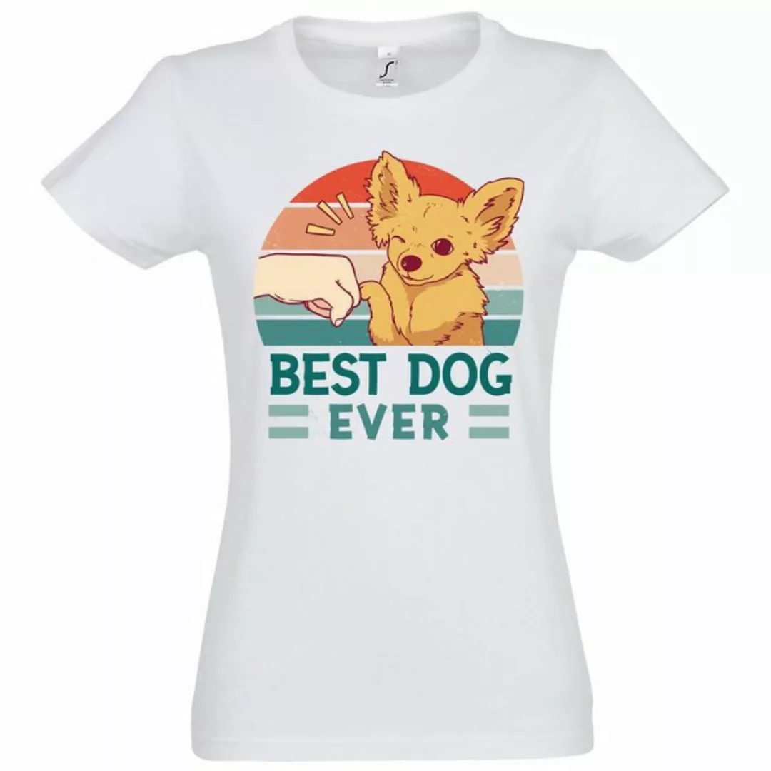 Youth Designz T-Shirt Best Dog Ever Damen T-Shirt mit modischem Frontprint günstig online kaufen