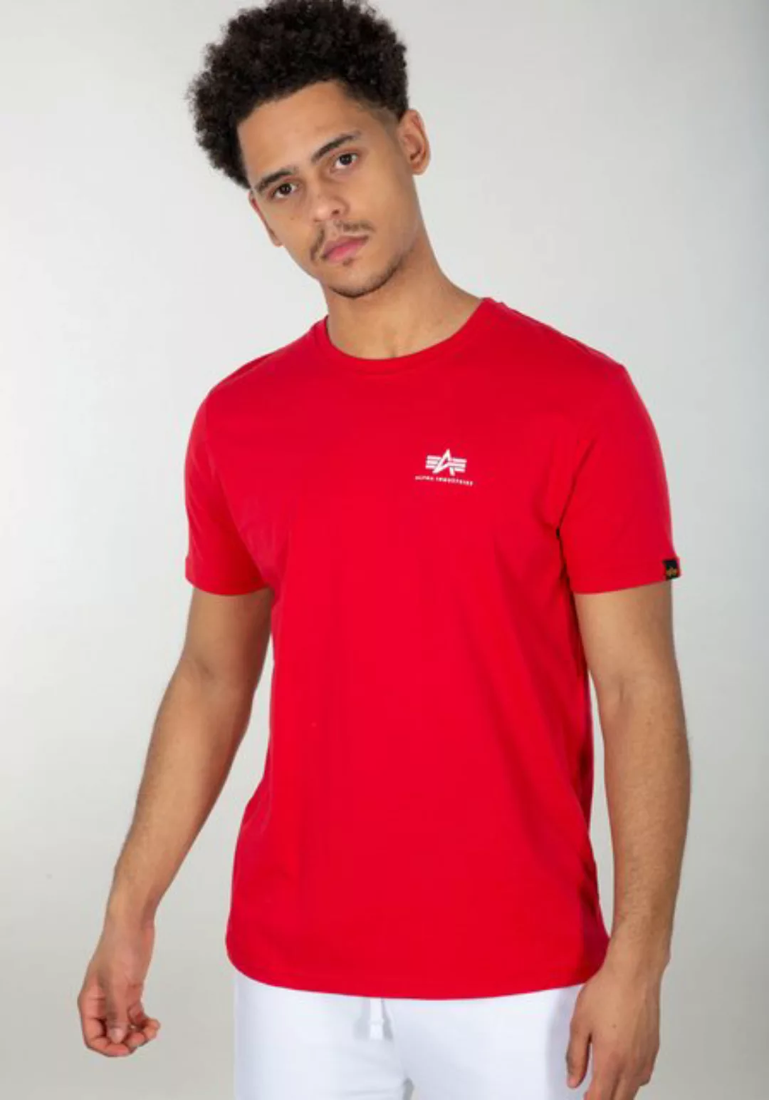 Alpha Industries T-Shirt ALPHA INDUSTRIES Men - T-Shirts Basic T-Shirt Refl günstig online kaufen