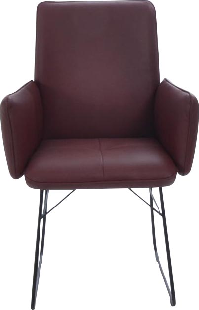 K+W Komfort & Wohnen Armlehnstuhl, 1 St., Leder CLOUD, Drahtkufengestell in günstig online kaufen