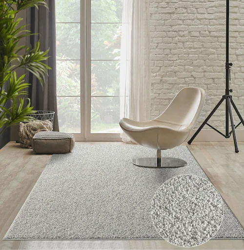 the carpet Teppich »Soli Shaggy«, rechteckig, Wohnzimmer Teppich Hochflor w günstig online kaufen