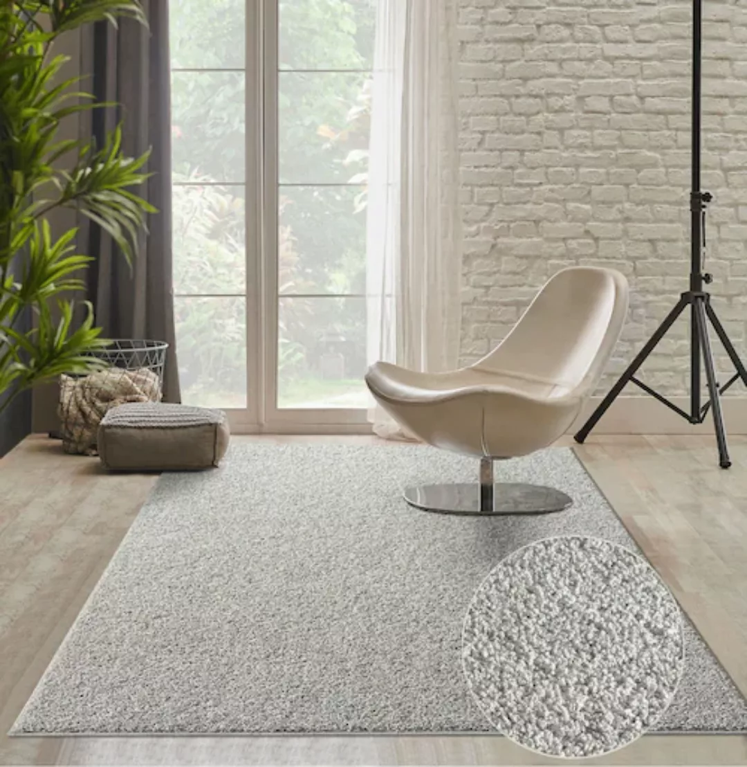 the carpet Teppich »Foxy«, rechteckig, 30 mm Höhe, Wohnzimmer Teppich Hochf günstig online kaufen