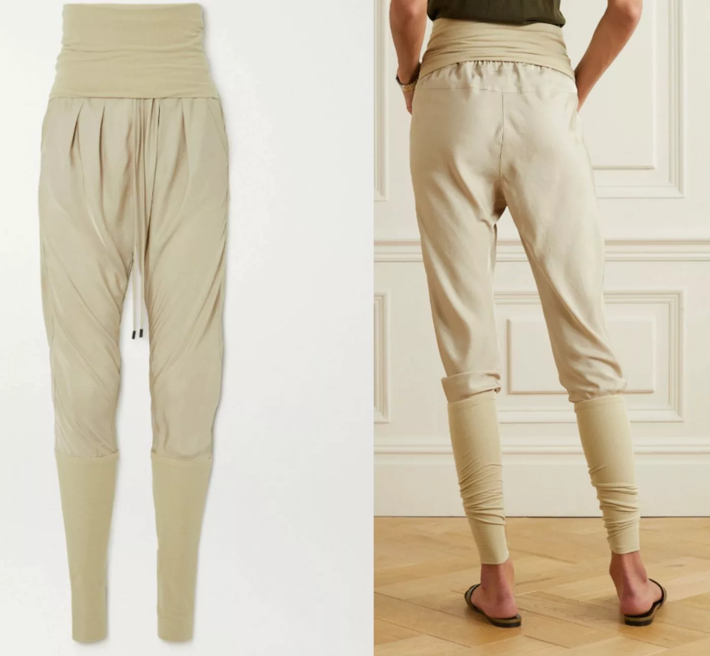 Tom Ford Loungehose TOM FORD Sold Out Jersey Paneled Twill Track Pants Hare günstig online kaufen