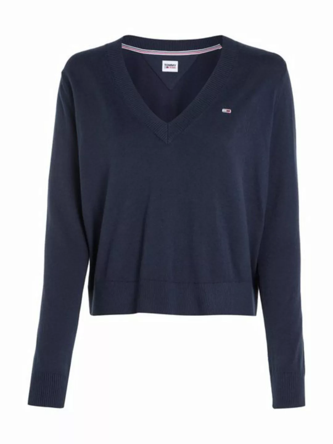 Tommy Jeans V-Ausschnitt-Pullover TJW ESSENTIAL VNECK SWEATER mit Tommy Jea günstig online kaufen