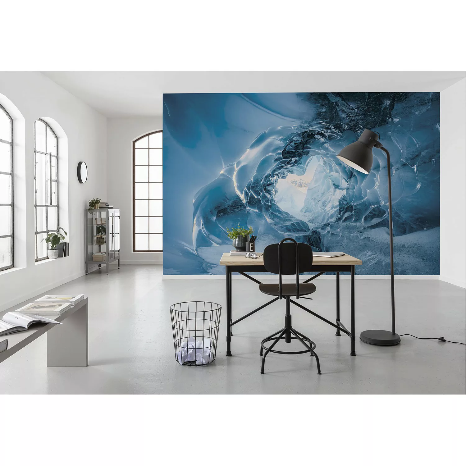 KOMAR Vlies Fototapete - The Eye of the Glacier - Größe 450 x 280 cm mehrfa günstig online kaufen