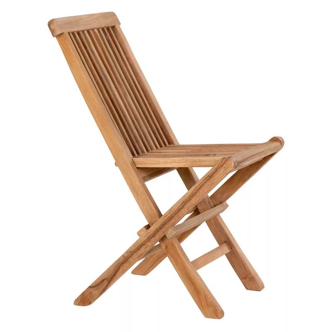 Outdoor Stühle für Kinder aus Teak Massivholz 33 cm Sitzhöhe (2er Set) günstig online kaufen