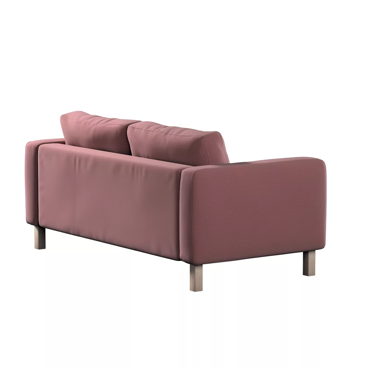 Bezug für Karlstad 2-Sitzer Sofa nicht ausklappbar, violett, Sofahusse, Kar günstig online kaufen