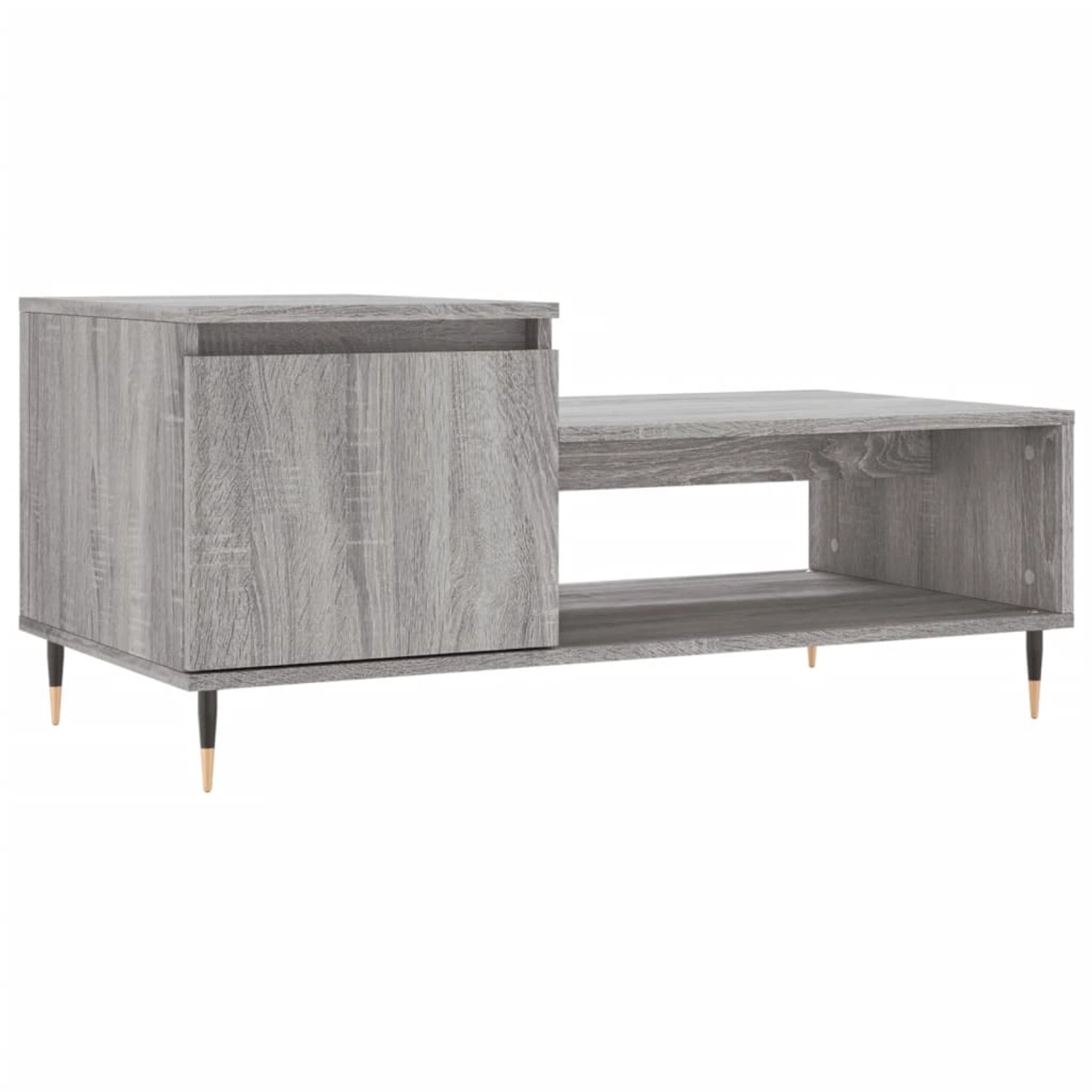 vidaXL Couchtisch Grau Sonoma 100x50x45 cm Holzwerkstoff Modell 5 günstig online kaufen