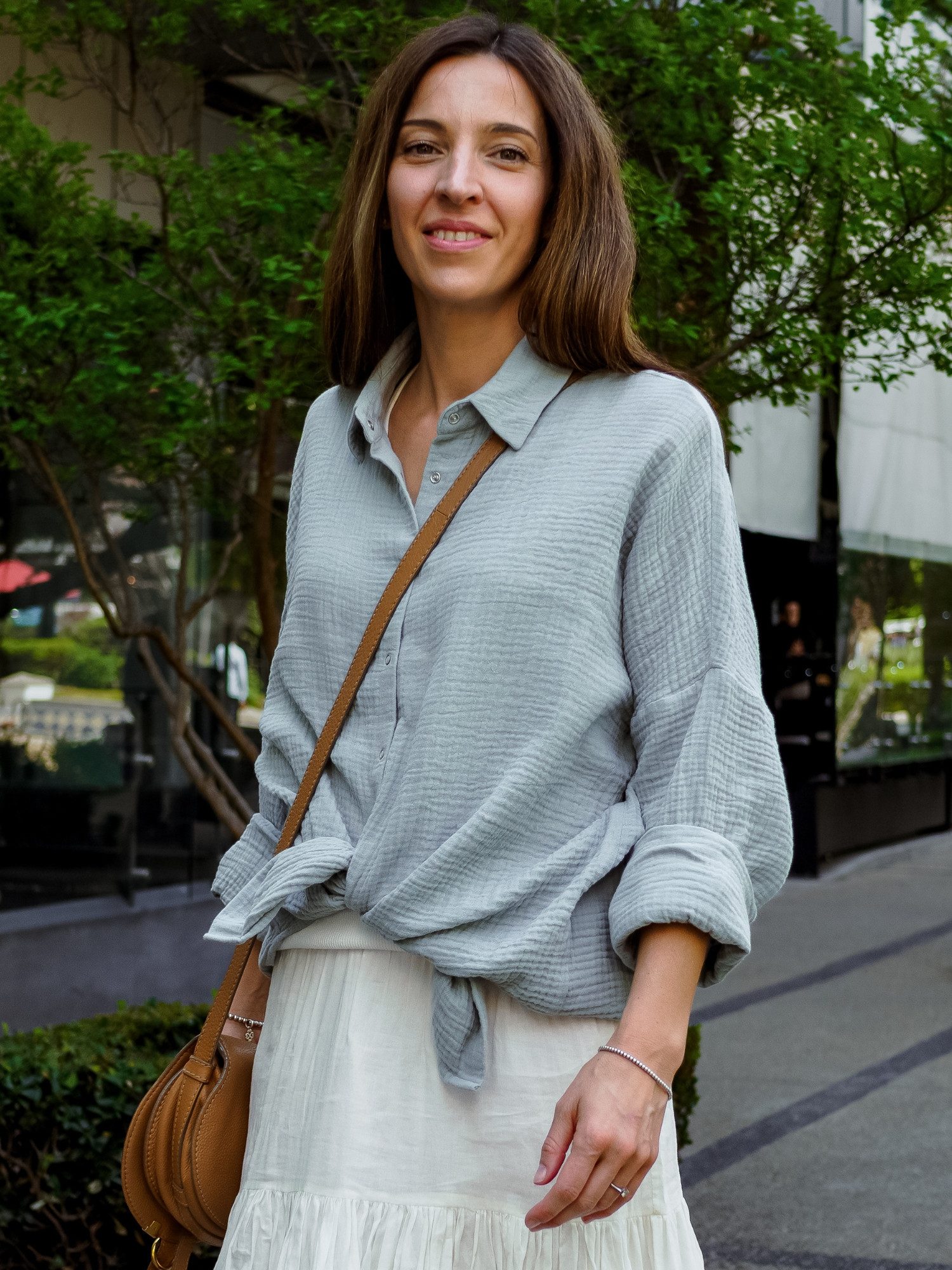 hutch&putch Langarmbluse Musselin Oversize Bluse - günstig online kaufen