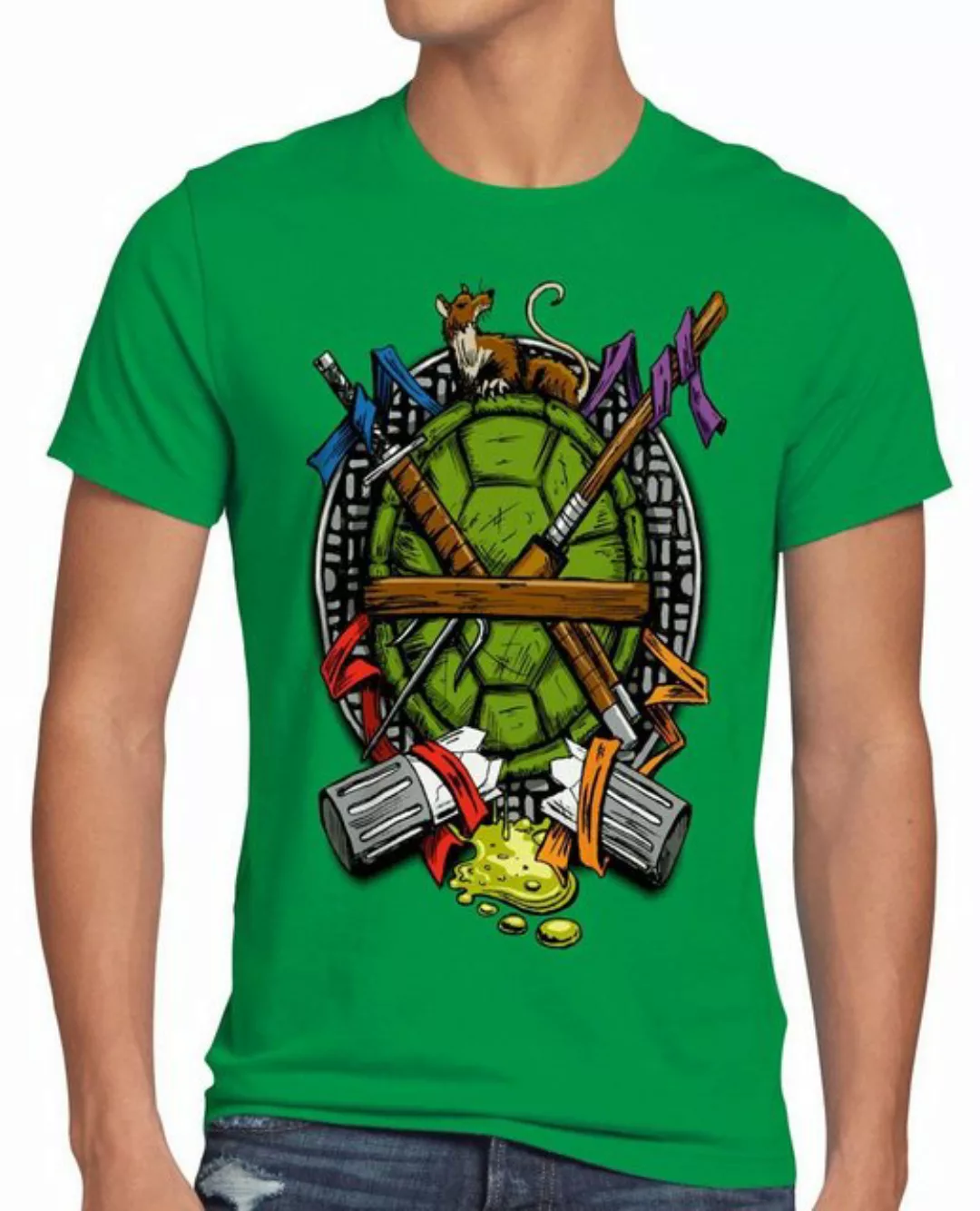 style3 T-Shirt Hero Turtle turtles teenage schildkröte comic mutant film bl günstig online kaufen