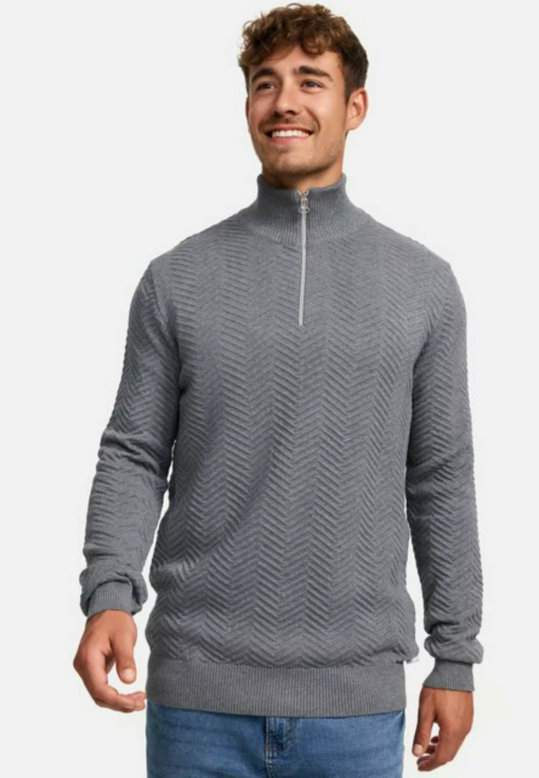 Kronstadt Strickpullover KSCarlo Half-Zip günstig online kaufen