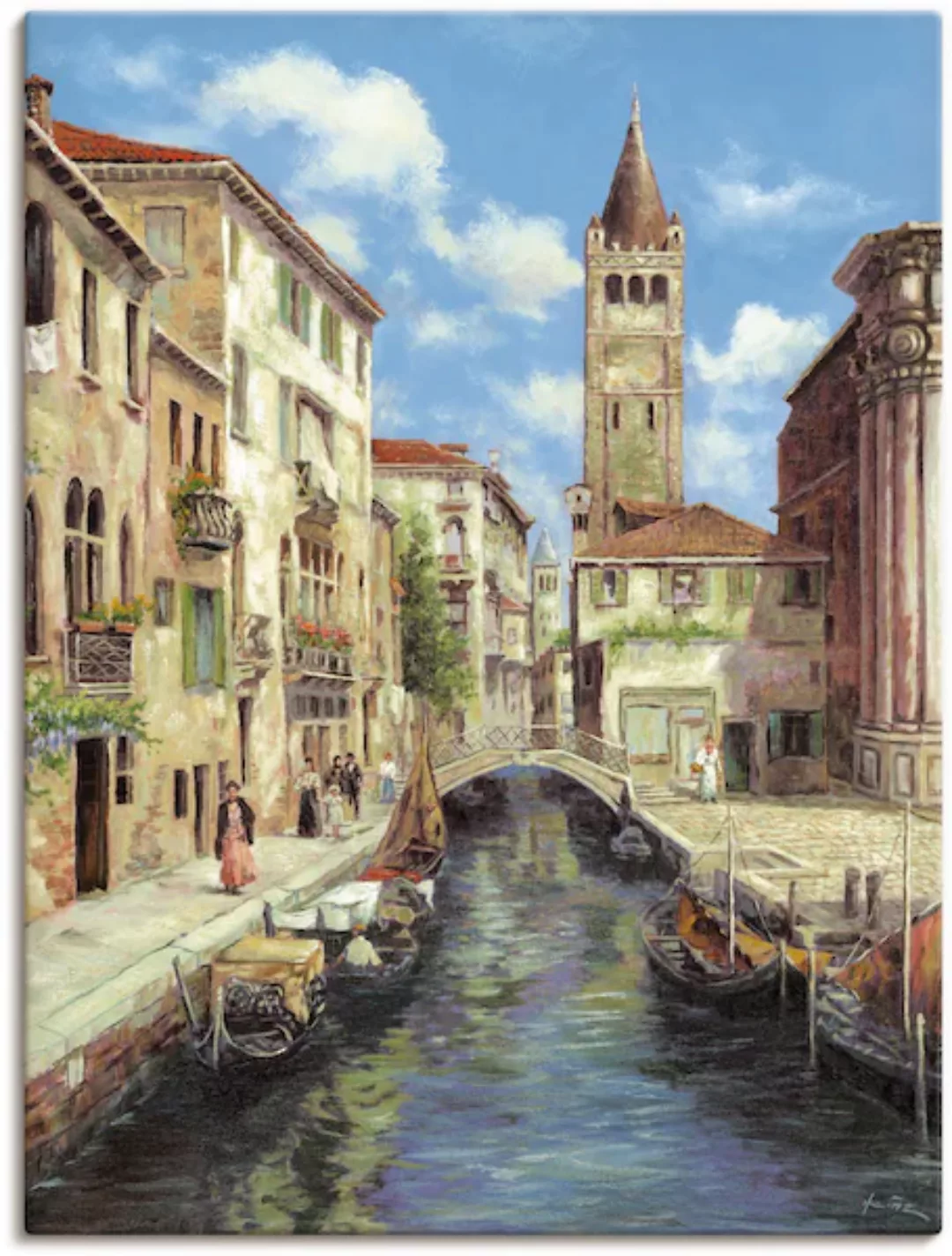 Artland Wandbild »Venedig«, Venedig, (1 St.), als Leinwandbild, Poster in v günstig online kaufen