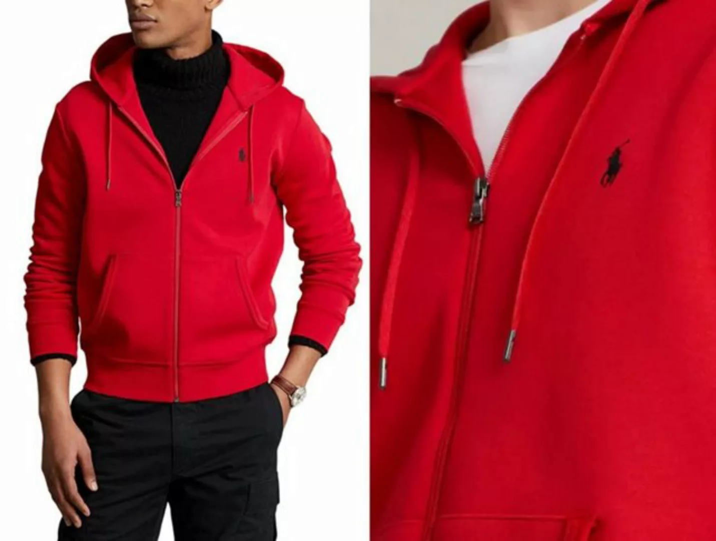 Ralph Lauren Kapuzensweatshirt POLO RALPH LAUREN Double Knit Tech Zip Hoodi günstig online kaufen