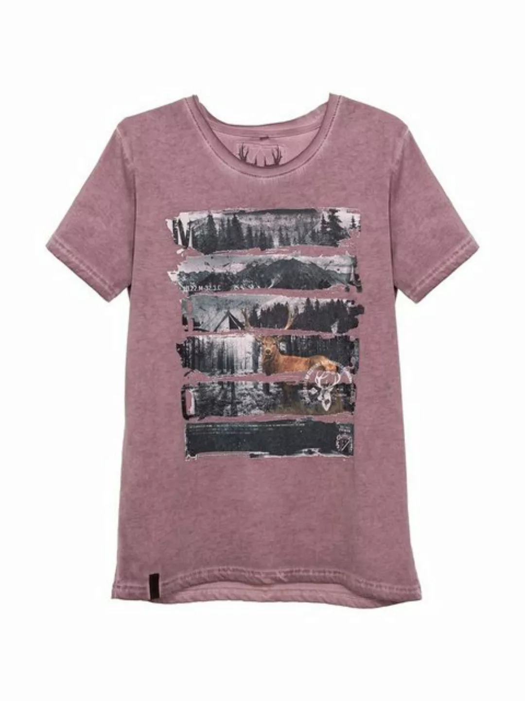 MarJo Trachtenshirt T-Shirt LUKE lavendel günstig online kaufen