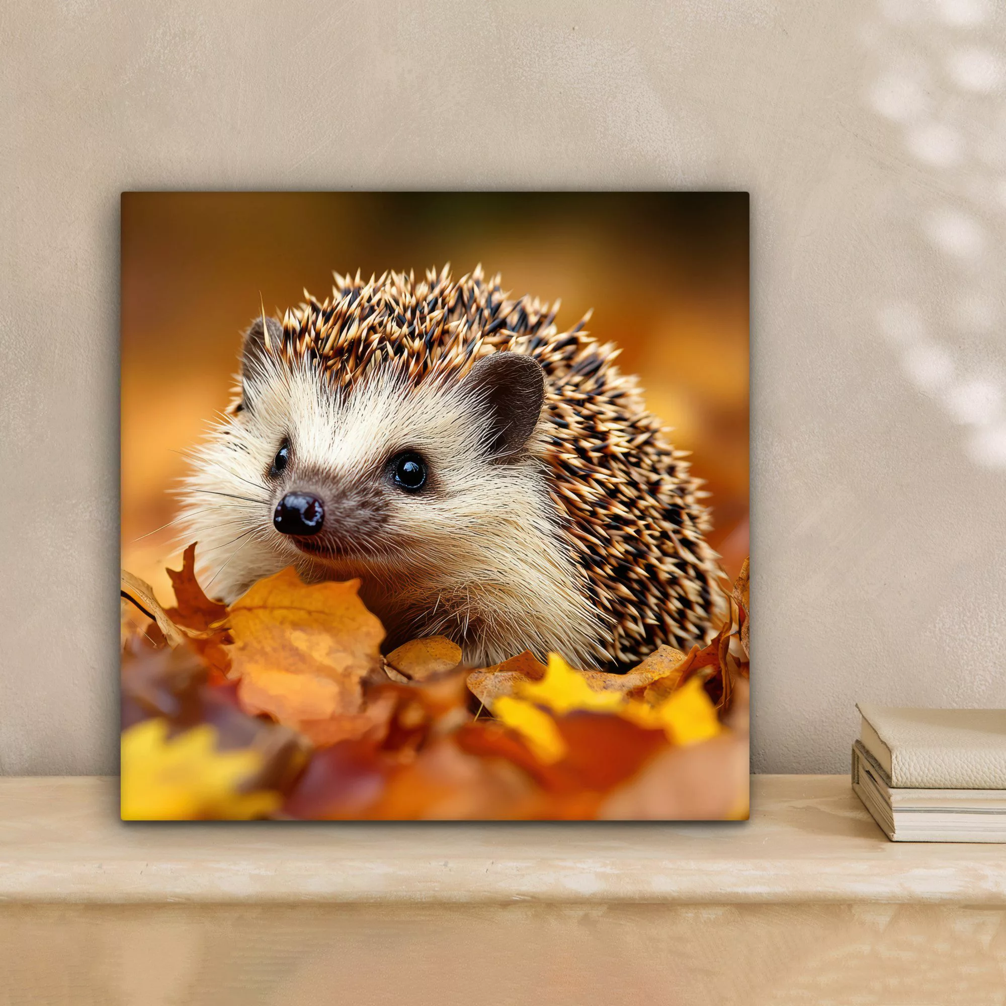 OneMillionCanvasses® Leinwandbild Igel - Wald - günstig online kaufen