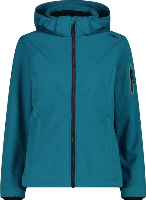 CMP Funktionsjacke WOMAN JACKET ZIP HOOD TEAL günstig online kaufen