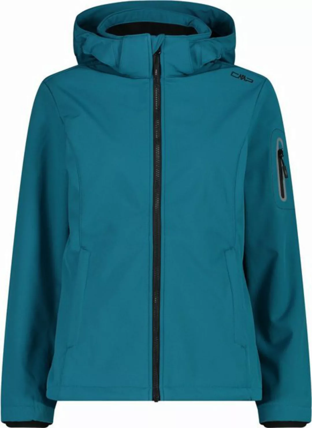 CMP Funktionsjacke WOMAN JACKET ZIP HOOD TEAL günstig online kaufen