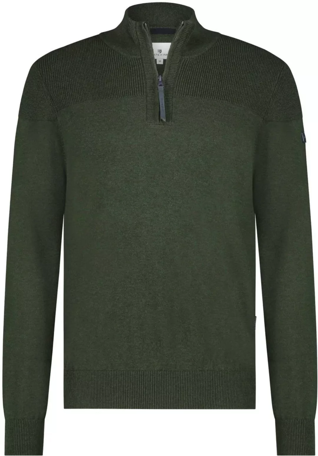 State Of Art Half Zip Pullover Dunkelgrün - Größe L günstig online kaufen