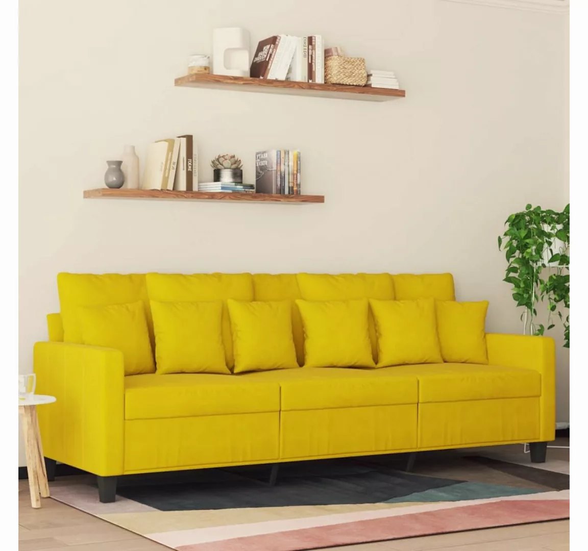 vidaXL Sofa Sofa Samt 3 Sitzer 2 Sitzer Sessel 1 Sitzer verschiedene Farben günstig online kaufen