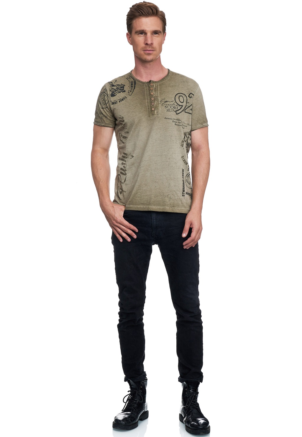 Rusty Neal T-Shirt, mit seitlichem Print günstig online kaufen