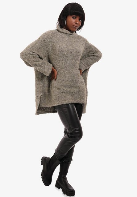 YC Fashion & Style Longpullover Oversized Pullover mit Rollkragen One Size günstig online kaufen