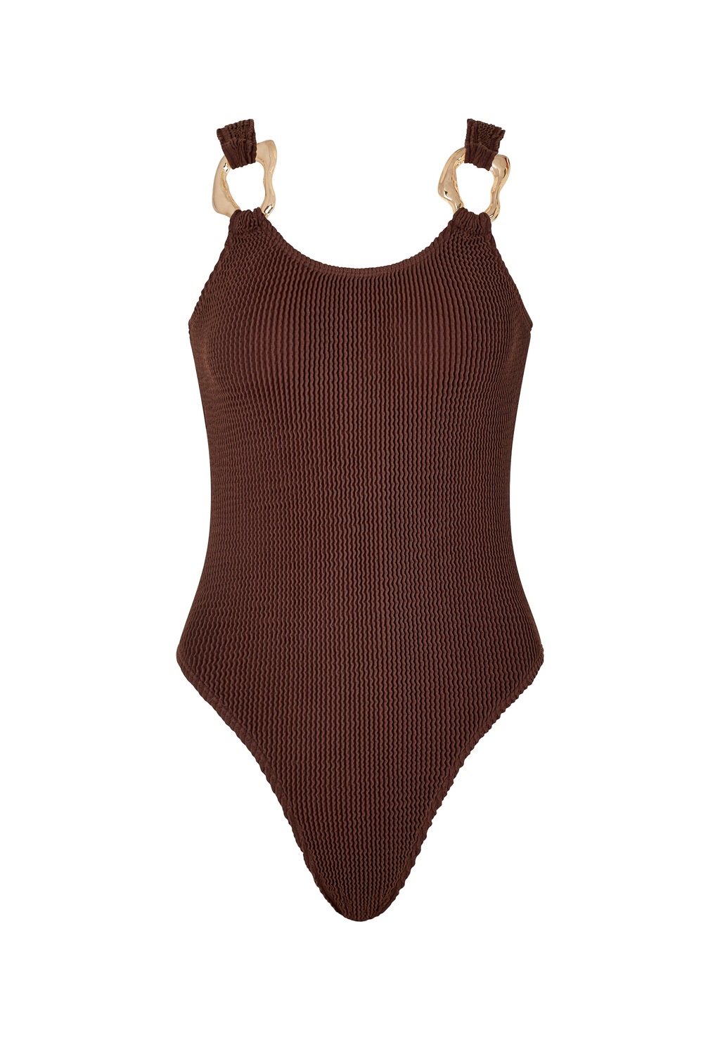 Moda Minx Badeanzug "SCRUNCH Irregular Hoop Swimsuit", (1 St.), mit edlen S günstig online kaufen