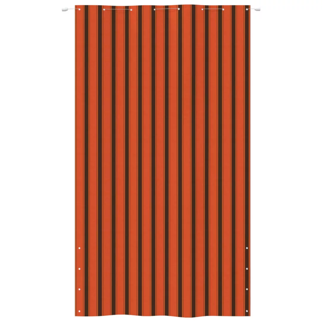 Vidaxl Balkon-sichtschutz Orange Und Braun 160x240 Cm Oxford-gewebe günstig online kaufen