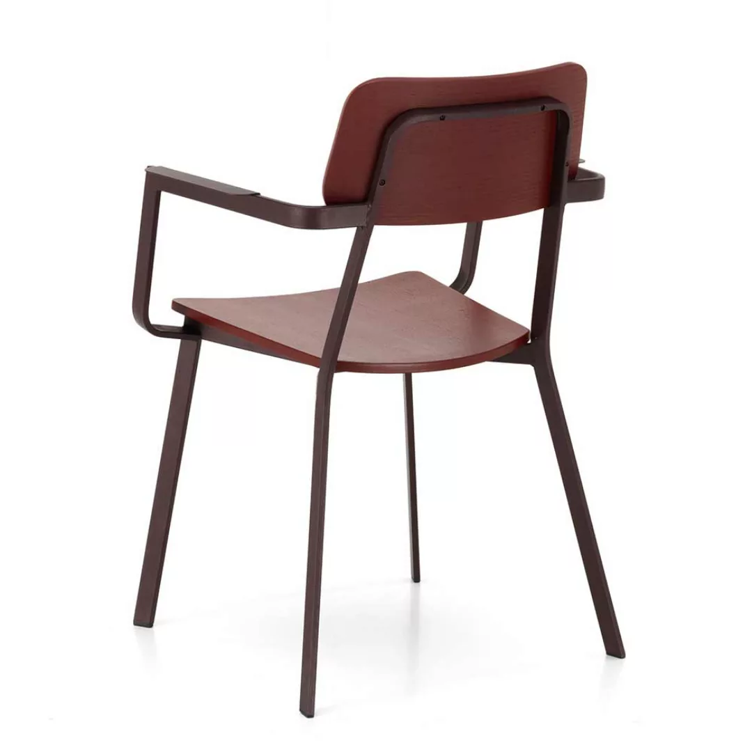 Esstisch Stühle in Violett Armlehnen (4er Set) günstig online kaufen