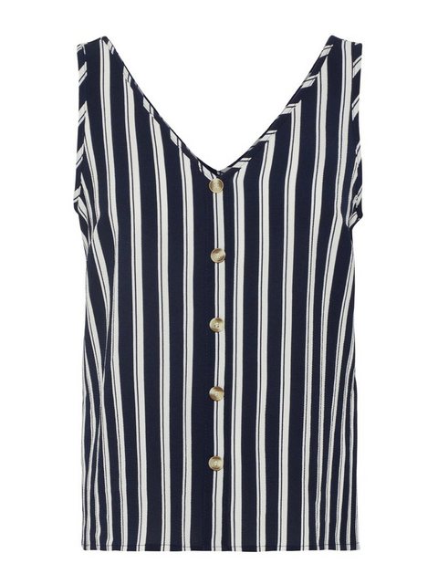 Vero Moda Sasha Ärmelloses T-shirt L Navy Blazer / Stripes Snow White Coco günstig online kaufen