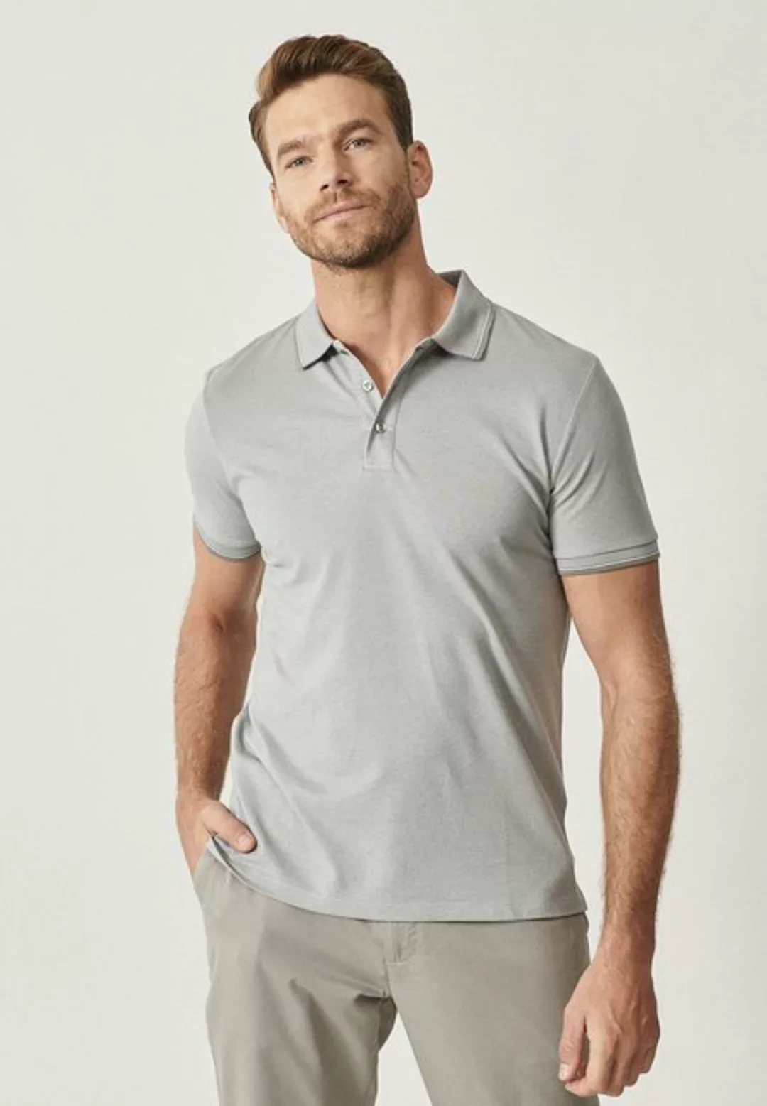 AC&Co Poloshirt AC&CO Poloshirt Männlich Slim Fit günstig online kaufen