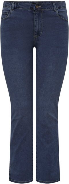 Carmakoma by Only Damen Jeans CARAUGUSTA - Regular Fit - Blau - Medium Blue günstig online kaufen