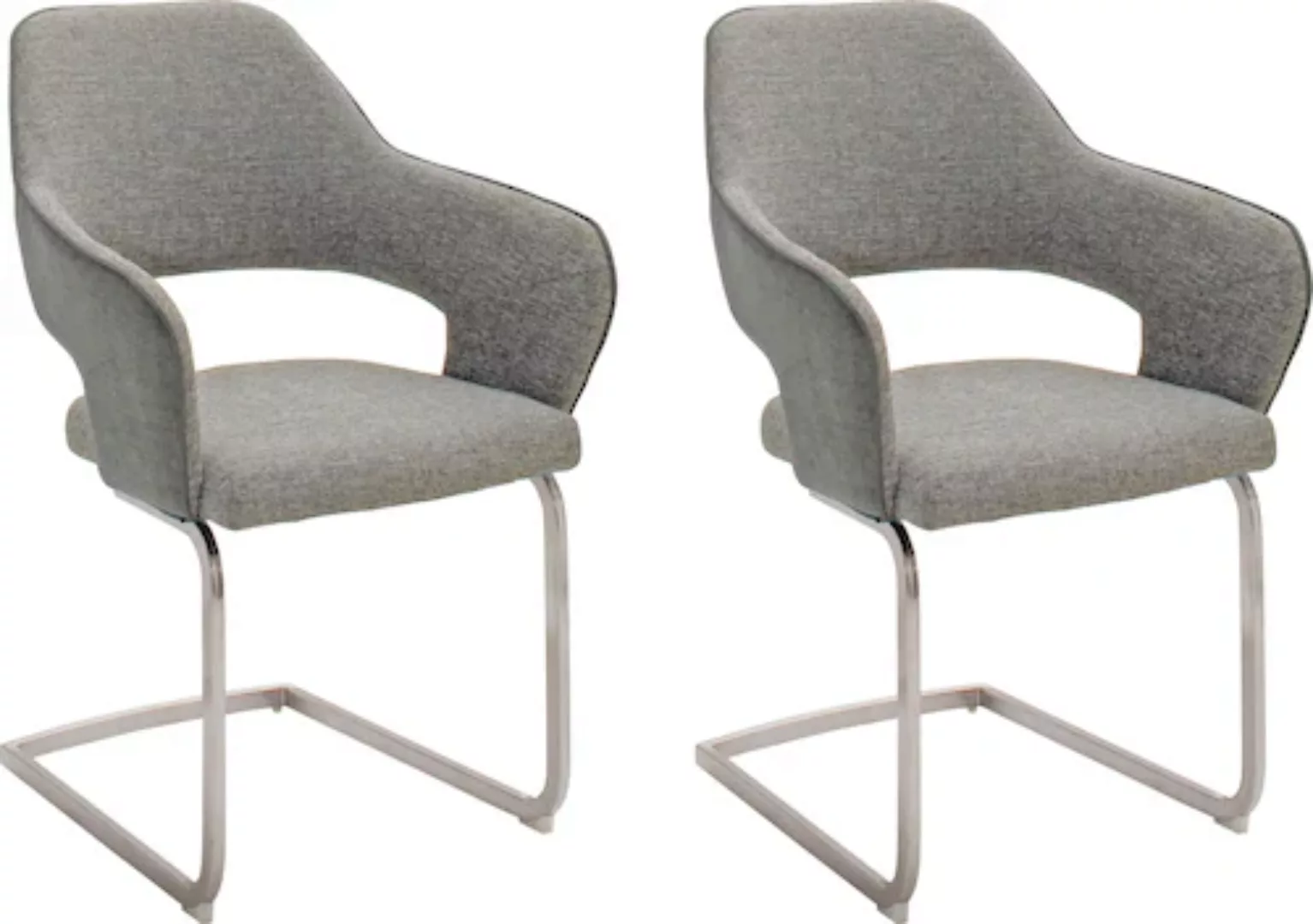 MCA furniture Freischwinger "NEWCASTEL", (Set), 2 St., Stuhl belastbar bis günstig online kaufen