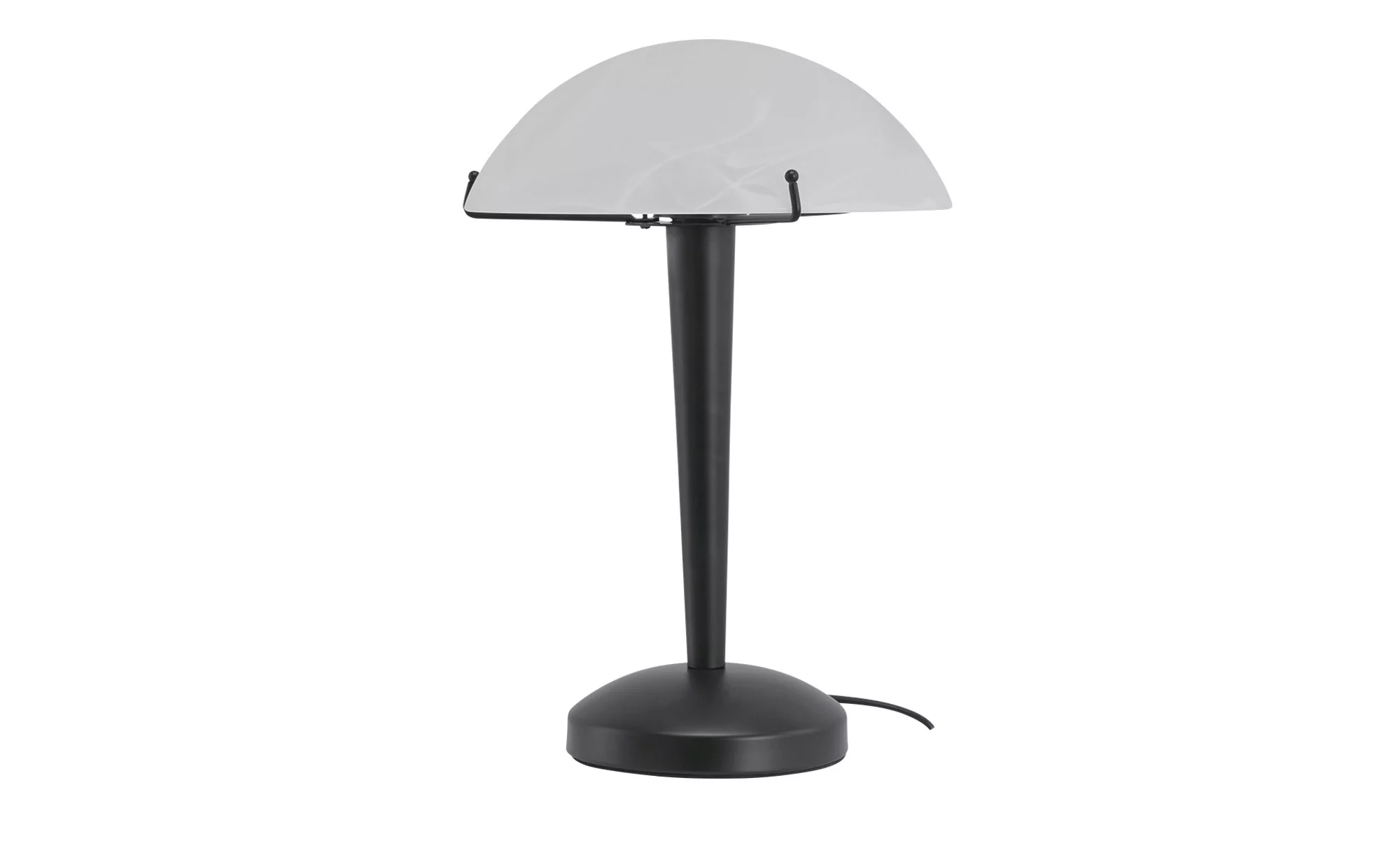 KHG LED-Tischleucht, 1-flammig, schwarz mit Alabasterglas ¦ Maße (cm): H: 3 günstig online kaufen