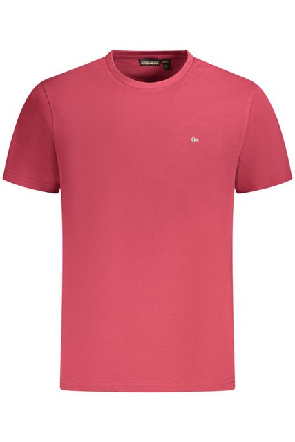 Napapijri T-Shirt Herren Kurzarm T-Shirt Rot – Regular Fit günstig online kaufen