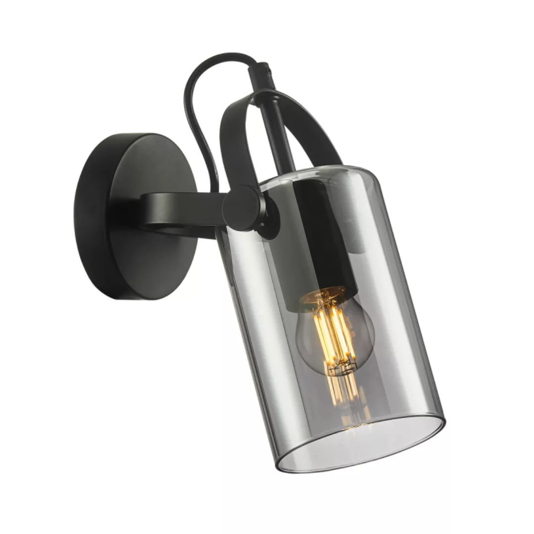 Wandlampe Nanesma WL-32453-1 BK+SG günstig online kaufen