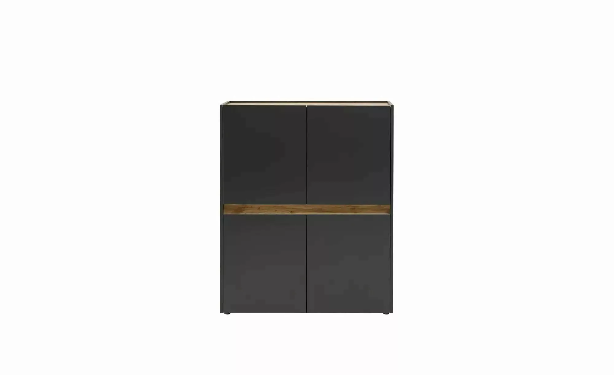 Highboard  Cande ¦ grau ¦ Maße (cm): B: 100 H: 40 Aktuelles > Schlafzimmer günstig online kaufen