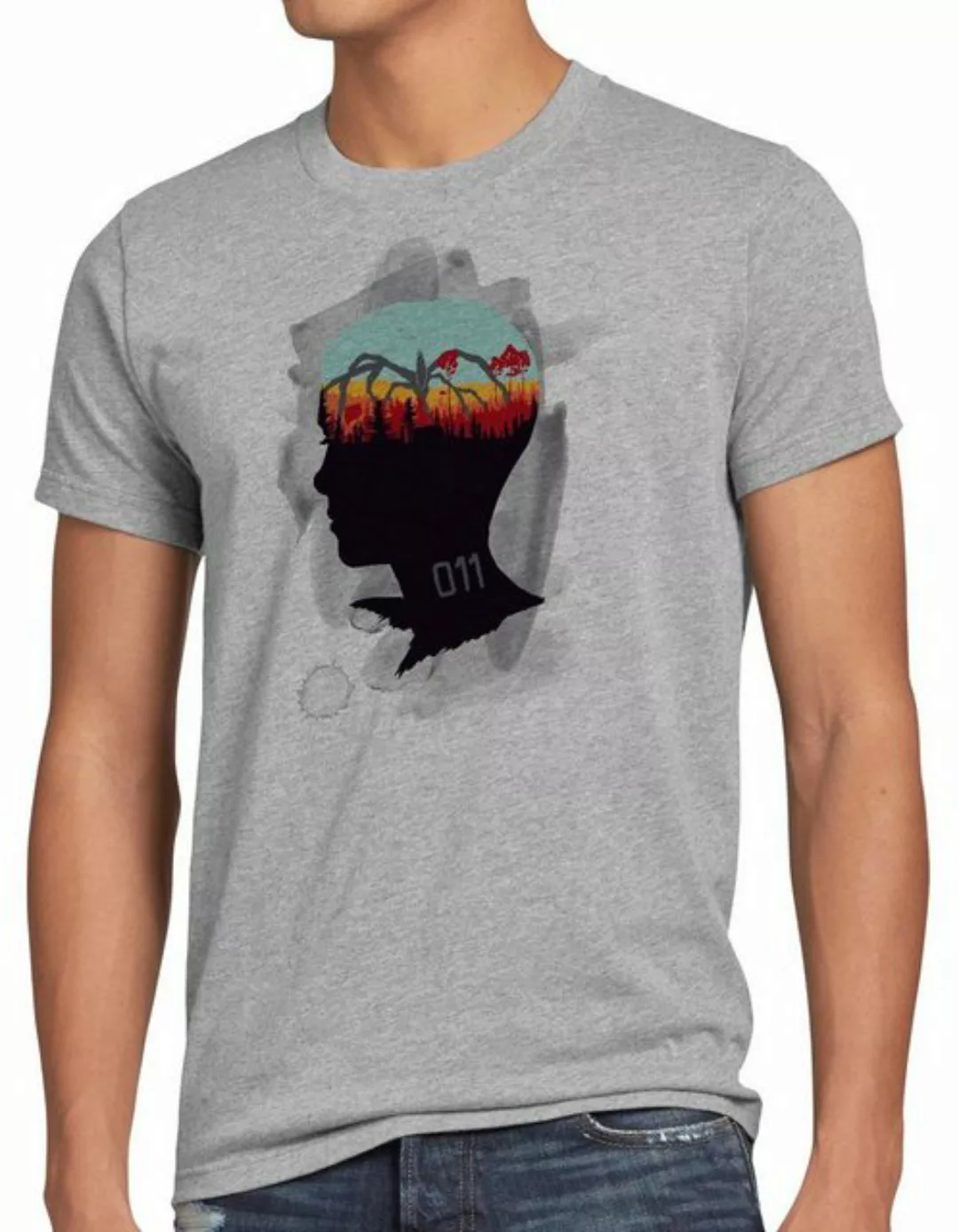 style3 Print-Shirt Herren T-Shirt Eleven eleven stranger elfi things monste günstig online kaufen