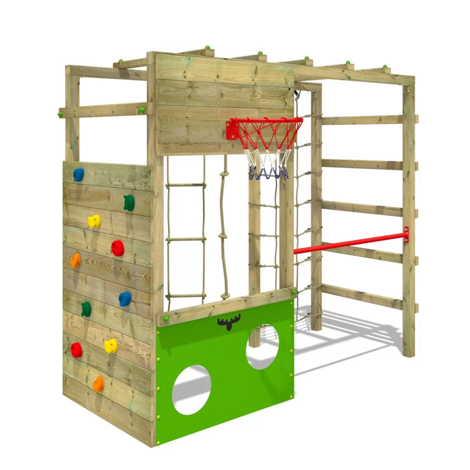 Fatmoose Spielturm CleverClimber mit Rutsche günstig online kaufen