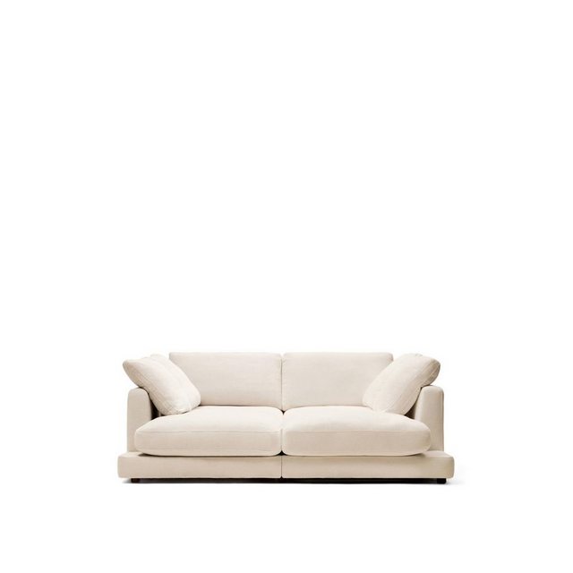 Natur24 Sofa 3-Sitzer Sofa Gala 210 x 193 x 87 cm Beige günstig online kaufen