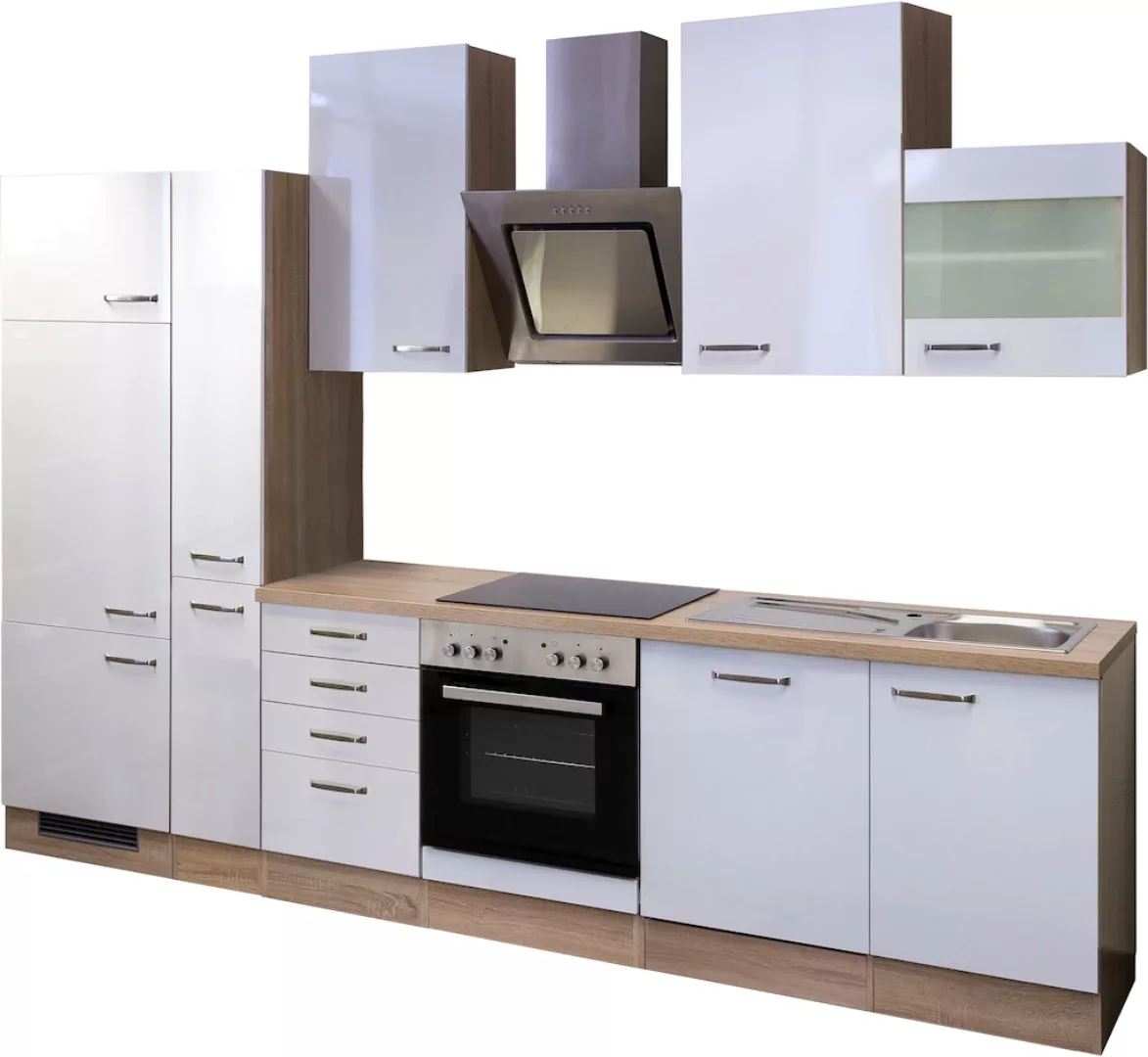 Flex-Well Küche "Florenz", Breite 310 cm, mit und ohne E-Geräte lieferbar günstig online kaufen