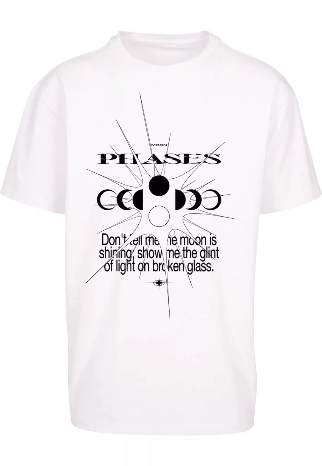 MisterTee Kurzarmshirt "MisterTee Unisex Moon Phases Tee", (1 tlg.) günstig online kaufen