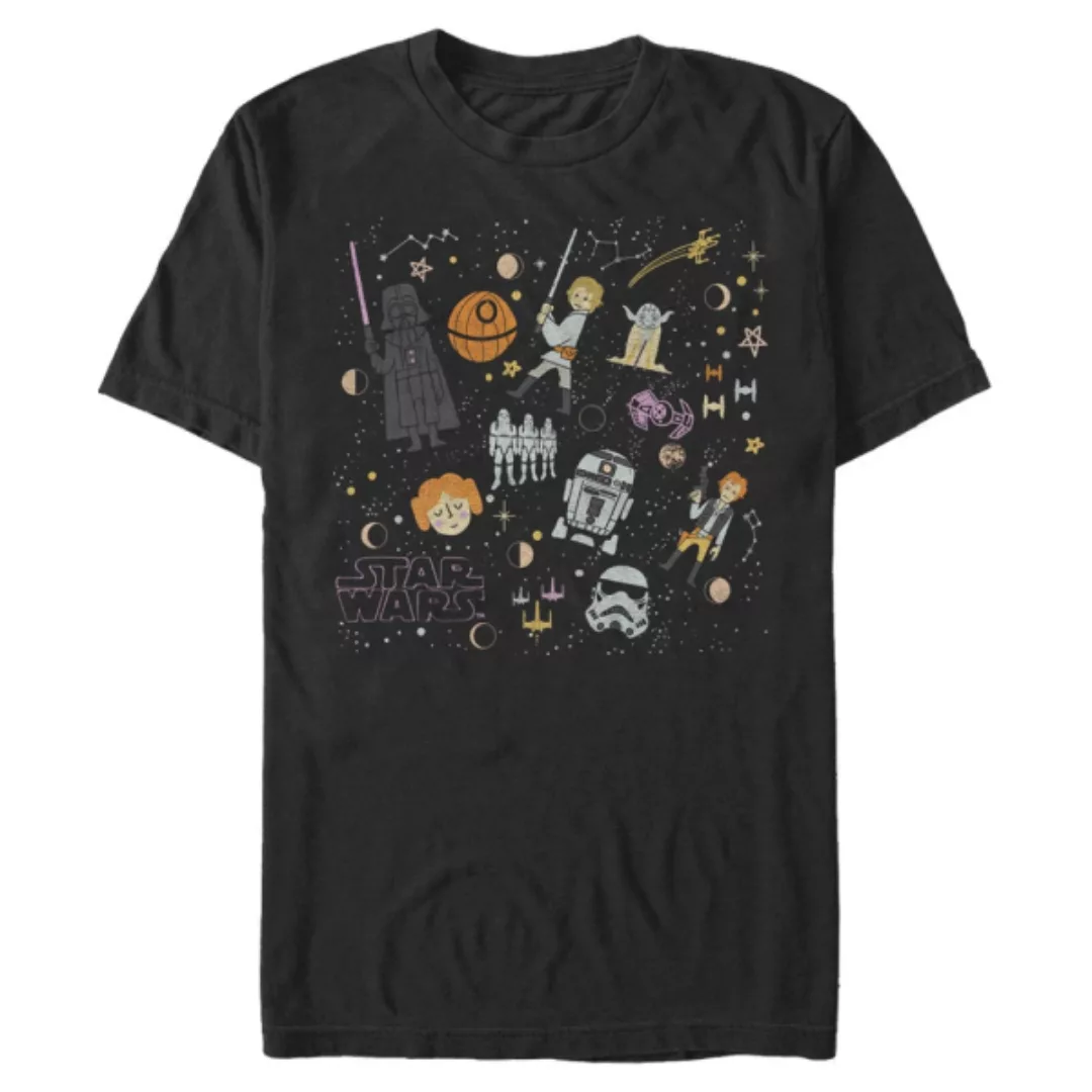 Star Wars - Gruppe Collage - Halloween - Männer T-Shirt günstig online kaufen