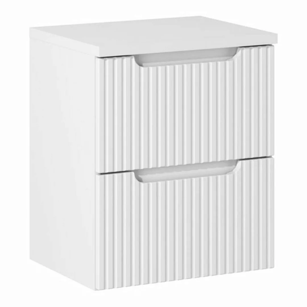 Lomadox Waschbeckenschrank NEWPORT-56-WHITE Waschtischunterschrank 50cm, we günstig online kaufen