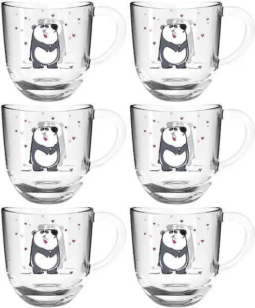 LEONARDO Tasse »BAMBINIPanda«, (Set, 6 tlg.), 280 ml, 6-teilig günstig online kaufen